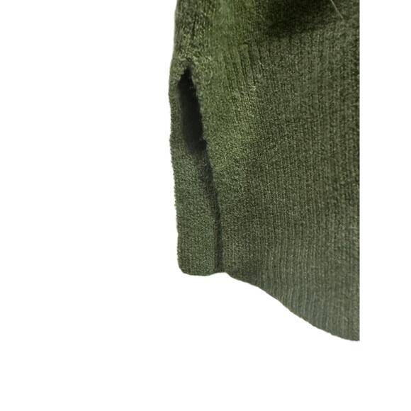 J Crew Knit Sweater Womens Size XXL Olive Green Turtleneck Pullover - Picture 6 of 10